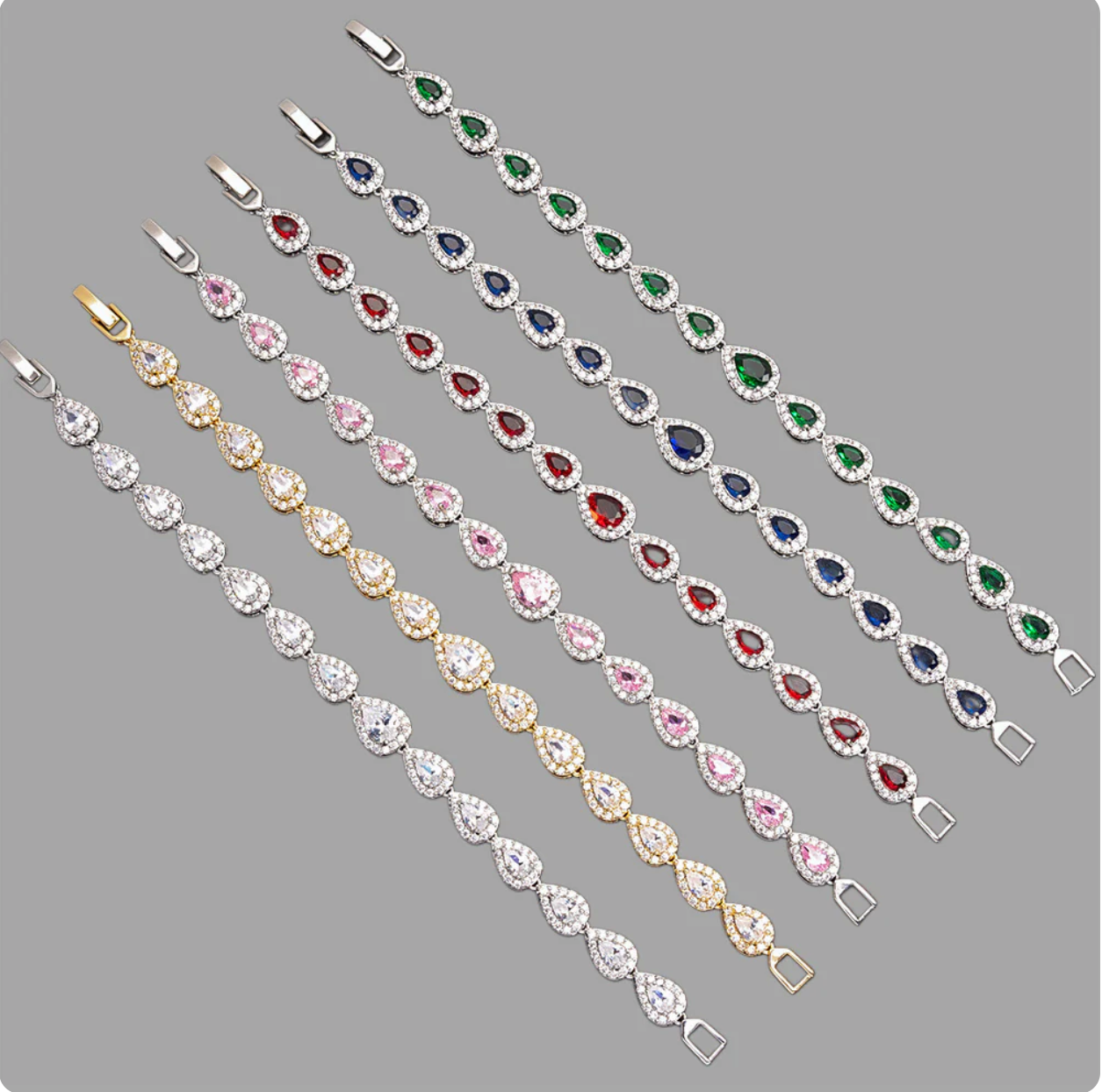 Delusion Tear Drop Bracelets